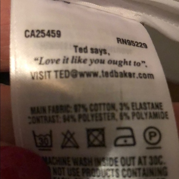 NWT Ted Baker London Galilee Bell Sleeved Top - Picture 8 of 8